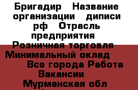 Бригадир › Название организации ­ диписи.рф › Отрасль предприятия ­ Розничная торговля › Минимальный оклад ­ 35 000 - Все города Работа » Вакансии   . Мурманская обл.,Апатиты г.